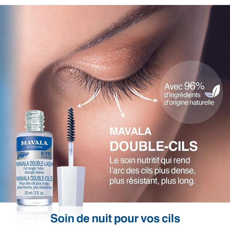 Mavala 10ml Eyelash and Eyebrow Strengthener - For Longer, Denser, and Stronger Lashes and Brows