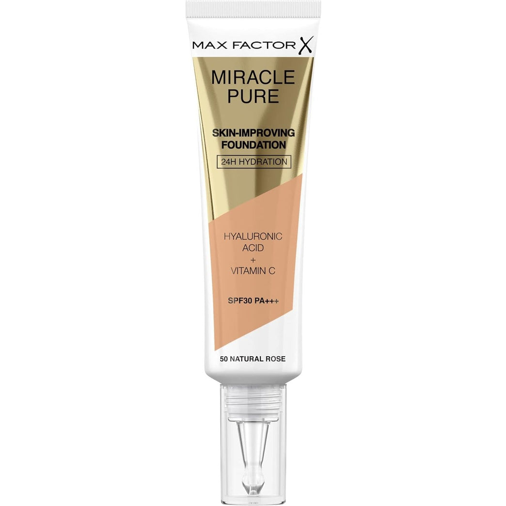 Max Factor Miracle Pure Foundation in Natural Rose 50