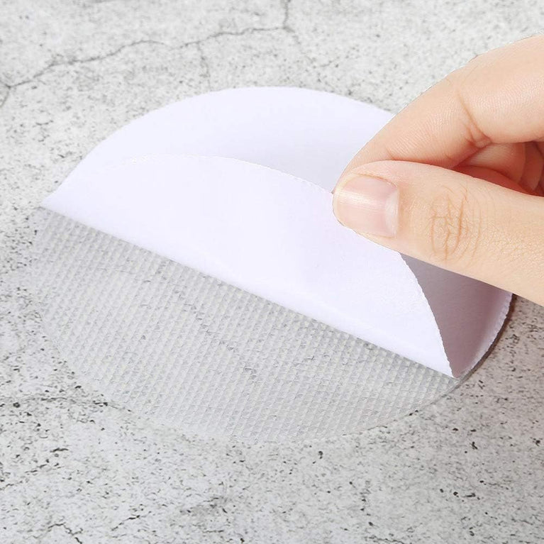 40-Piece Round Non-Slip Safety Shower Treads - Self-Adhesive Bathtub Stickers