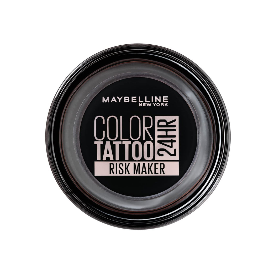 Maybelline New York 190 Risk Maker Tattoo Eyeshadow - Long-Lasting, Waterproof, and Crease Resistant