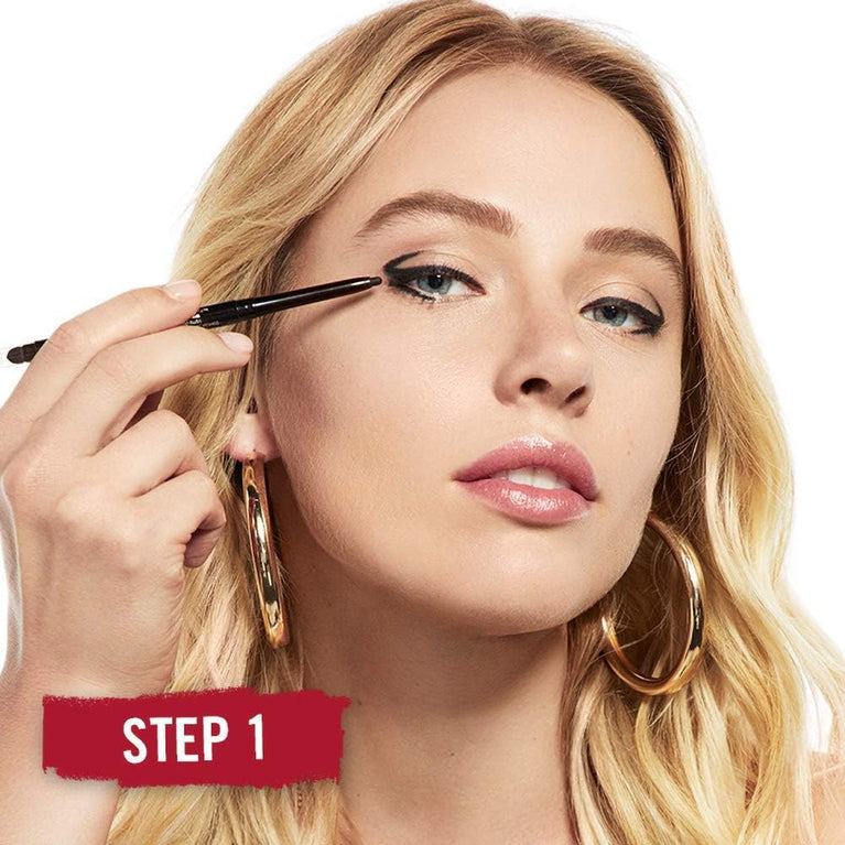 RIMMEL LONDON Exaggerate Waterproof Blackest Black Eye Definer, 0.01 Fluid Ounce