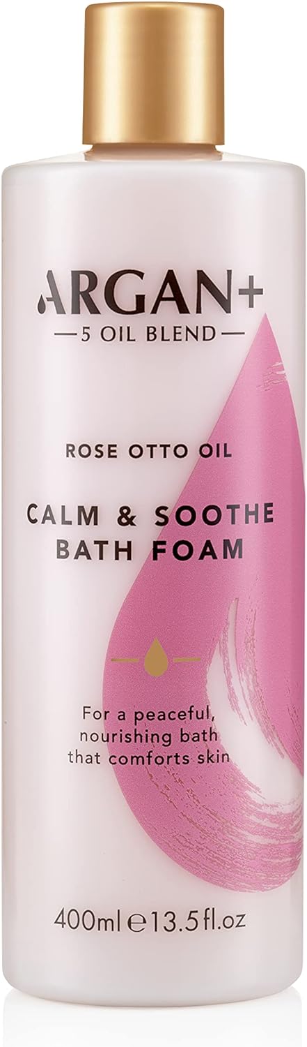 Rose Otto Oil Infused Calm & Soothe Bubble Bath, 400ml