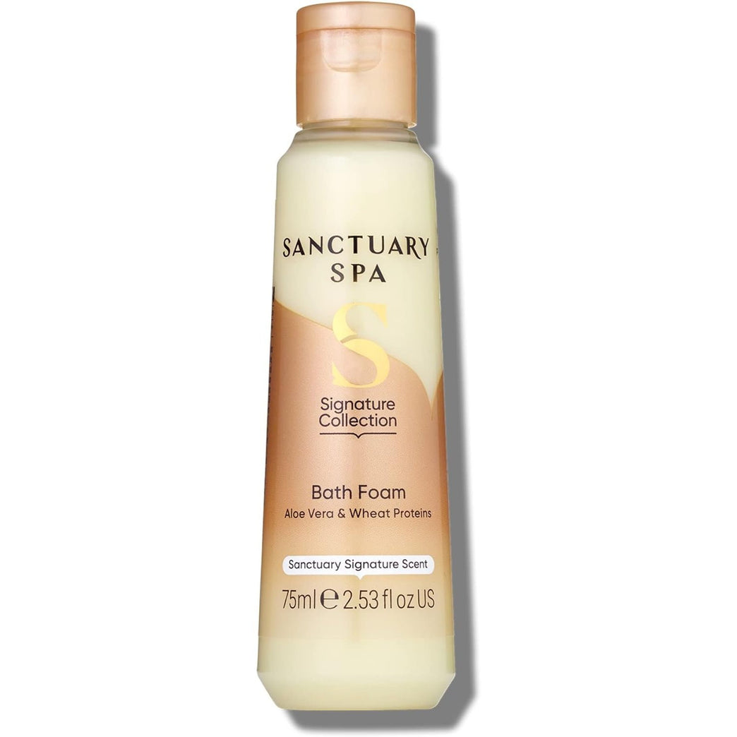 Sanctuary Spa Foaming Orange Bubble Bath with Wheat Proteins and Aloe Vera, 75ml