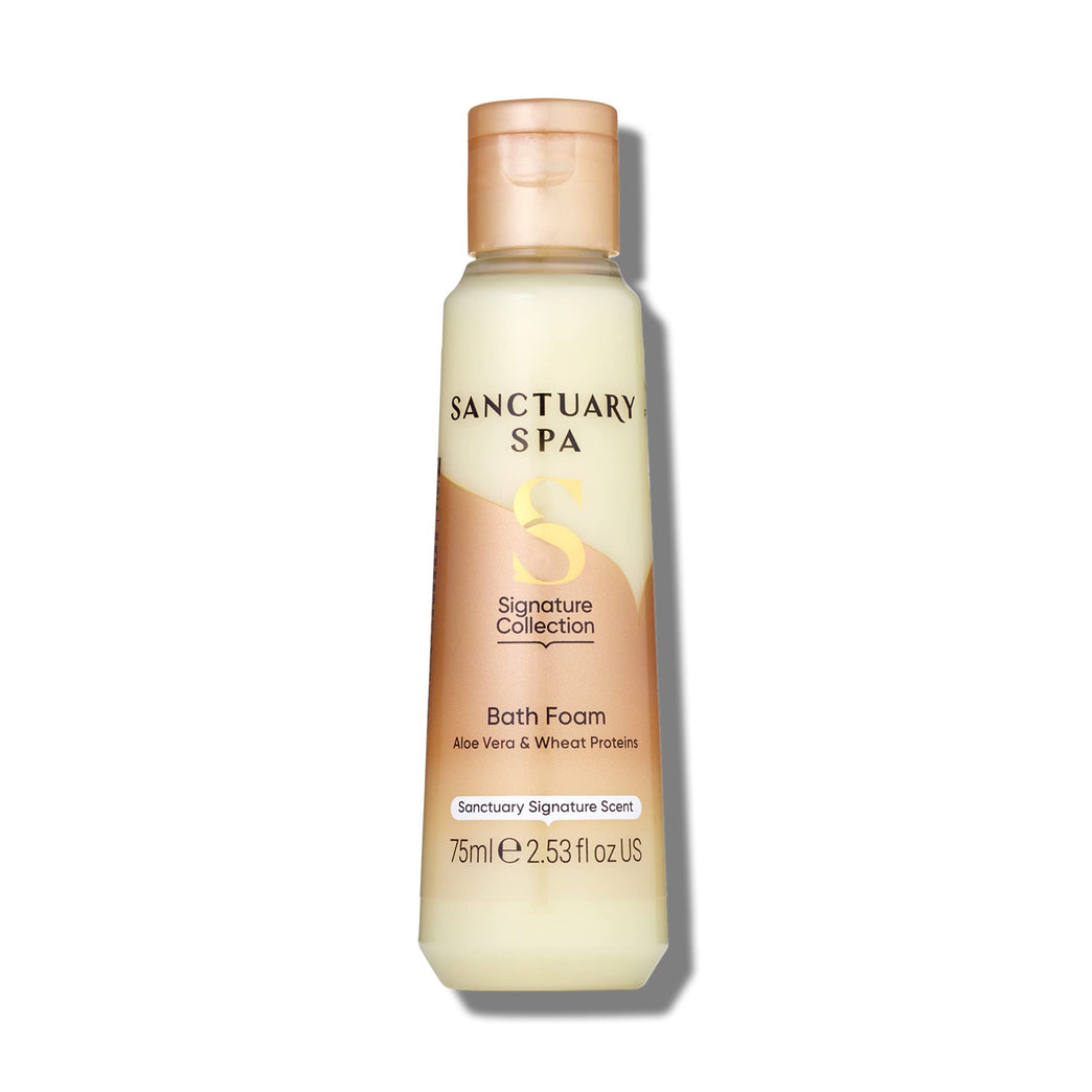 Sanctuary Spa Foaming Orange Bubble Bath with Wheat Proteins and Aloe Vera, 75ml