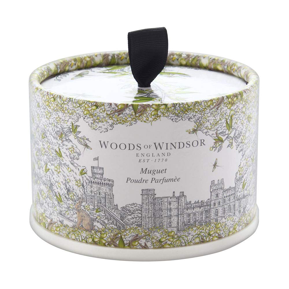 Lily of the Valley Dusting Powder Talc - Woods of Windsor - 100g (Pack of 1)