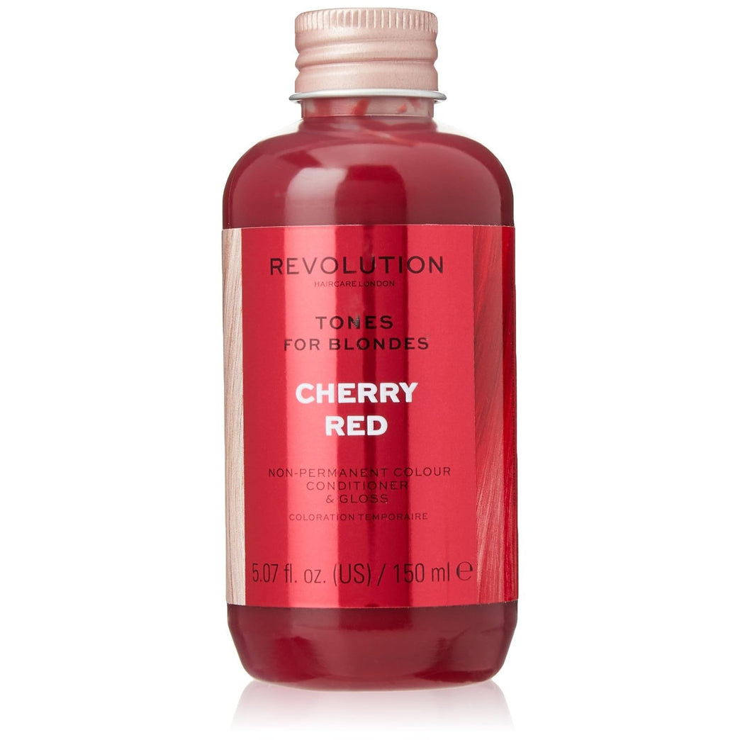 Revolution Beauty London Haircare tones for Brunettes, Add A Hint Of Colour, Transform and Condition Hair, Cherry Red