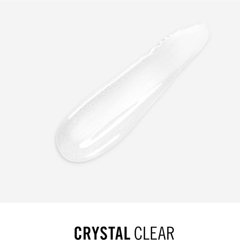 Rimmel London Argan Oil Enriched Lip Gloss, Long-Lasting Crystal Clear, 6.5 ml