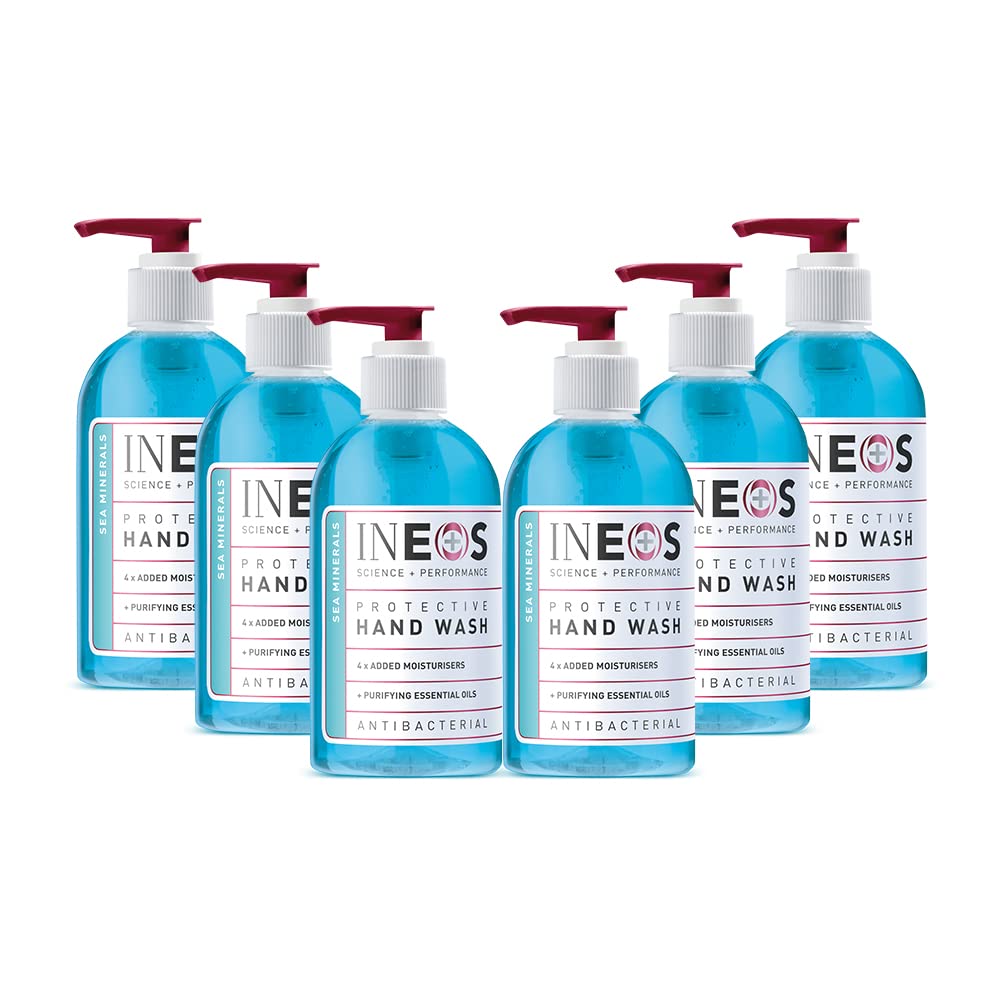 Moisturising Liquid Hand Soap with Sea Minerals - Pack of 6 x 250ml Bottles