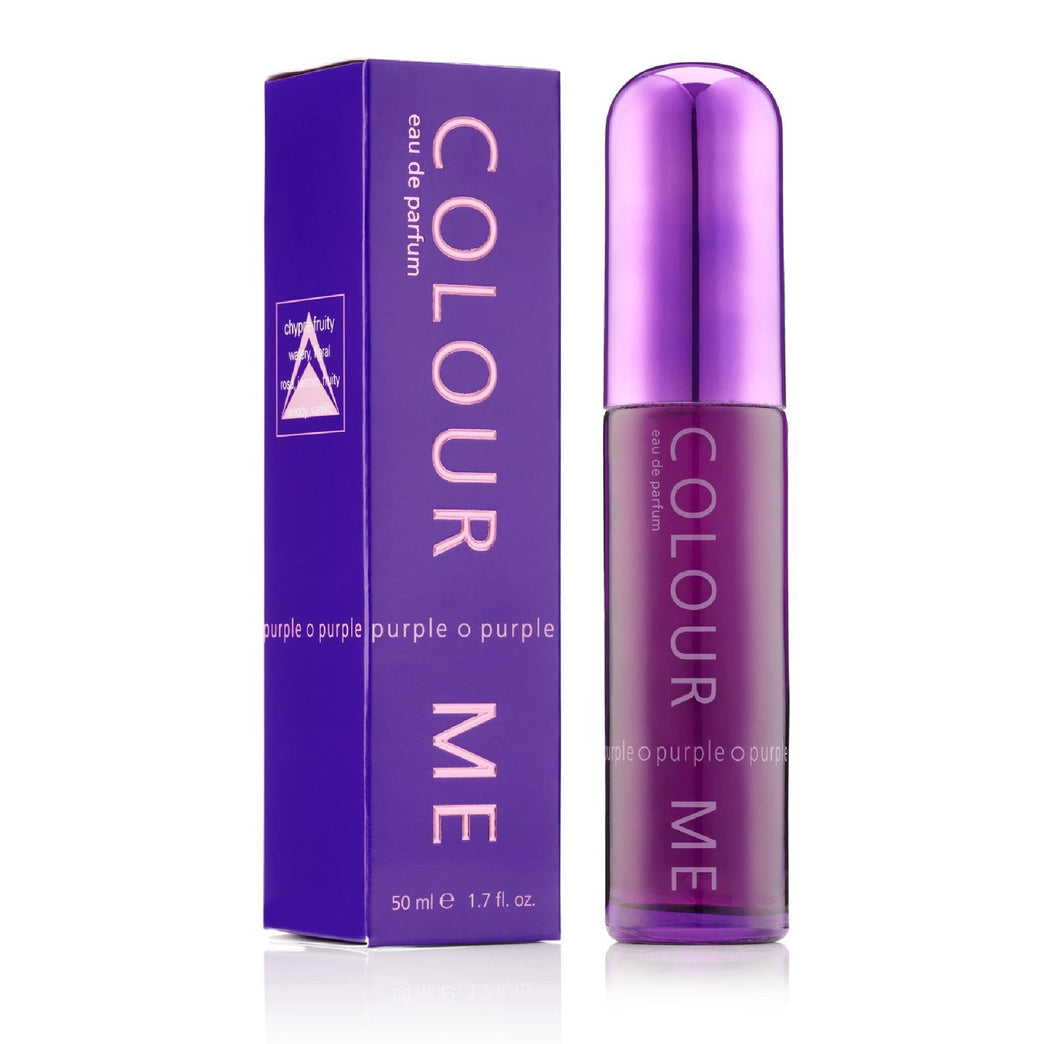 Milton Lloyd Purple Parfum De Toilette Spray for Ladies 50 ml by COLOUR ME