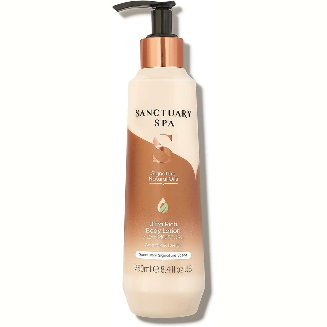 Luxurious Sanctuary Spa Natural Oils Body Lotion - Cruelty-Free Vegan Moisturizer