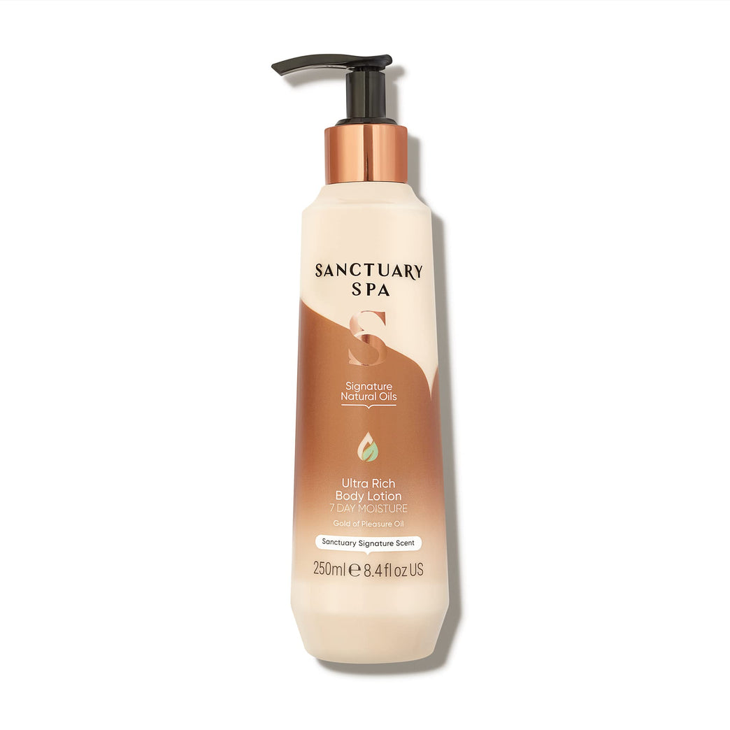 Luxurious Sanctuary Spa Natural Oils Body Lotion - Cruelty-Free Vegan Moisturizer