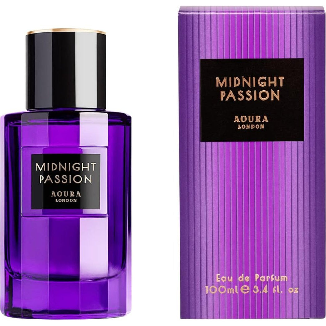 Aoura London Midnight Passion Eau De Parfum, Perfume for Women 100ml