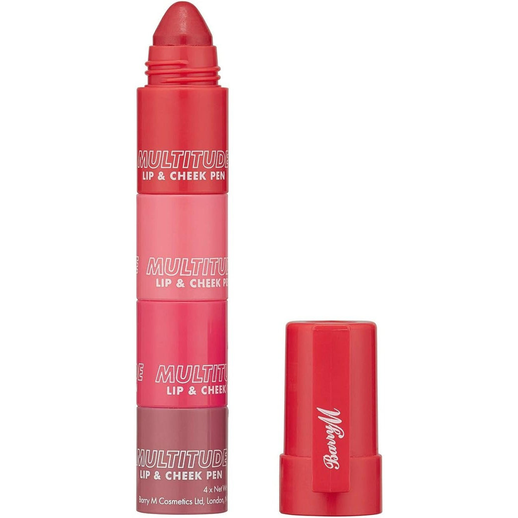Barry M Cosmetics Multitude Lip & Cheek Pen, Mix And Match Colour Stain In Shade Pink, Sweet Darling