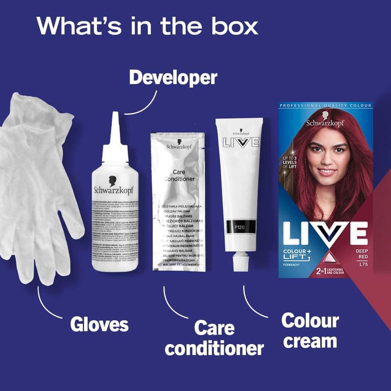 Radiant Red Hair Dye: Lightening and Coloring in One Easy Step