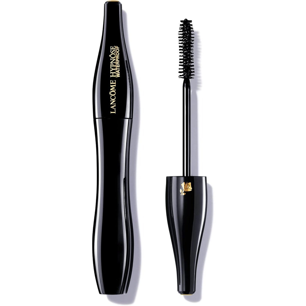 Lancôme Paris Hypnôse Noir Hypnotic Waterproof Mascara, Custom Volume Wear, 6ml 0.20 FL. OZ., Paired with Bronzing Powder Bronzer