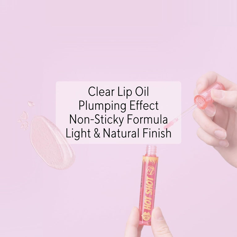 W7 Cosmetics 2-in-1 Lip Plumping Gloss & Nourishing Oil Duo - High-Shine, Non-Sticky Formula, Ideal for Everyday Wear & Glam Looks