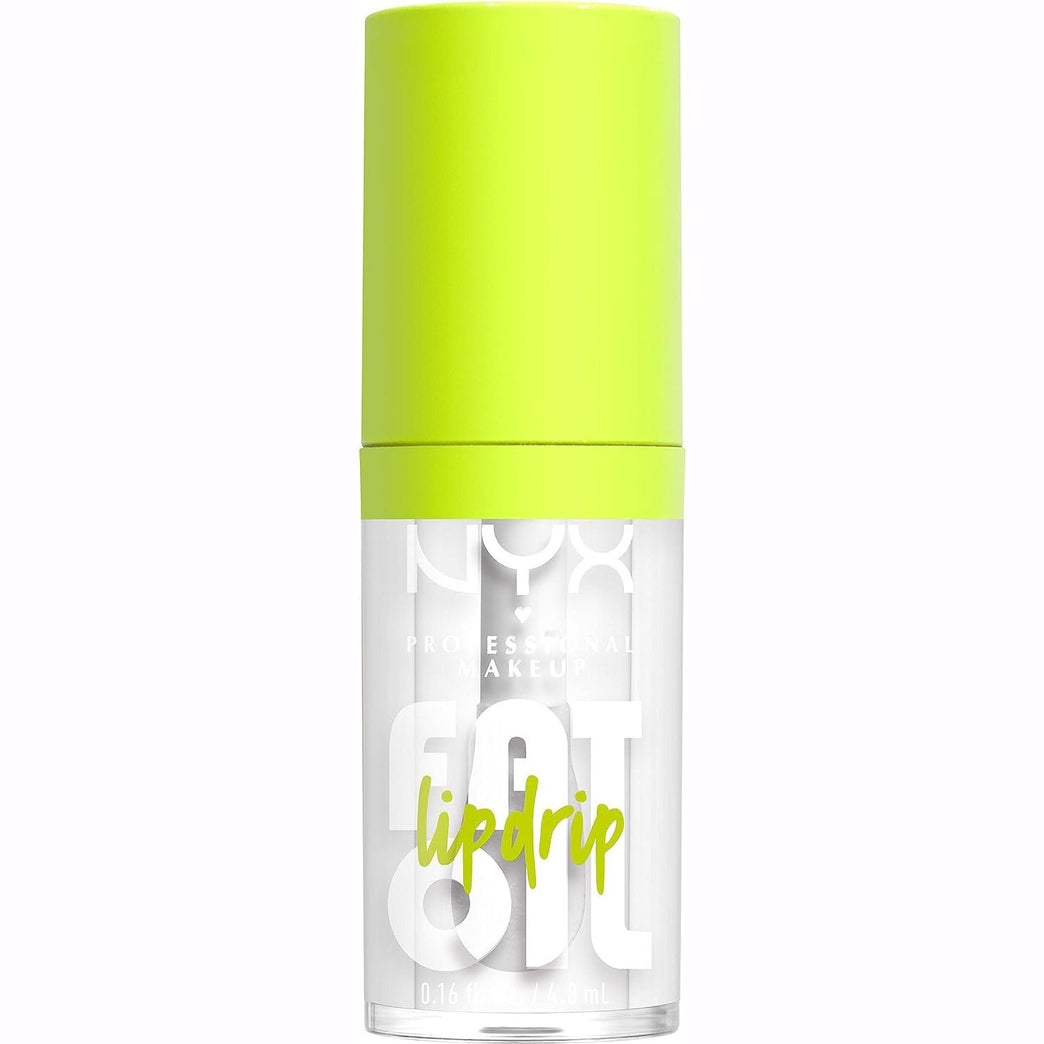 NYX Professional 12-Hour Hydrating Lip Gloss with Cloudberry & Raspberry Oils and Squalane, Non-Sticky High Shine, Fat Application, Vegan, Shade: My Main