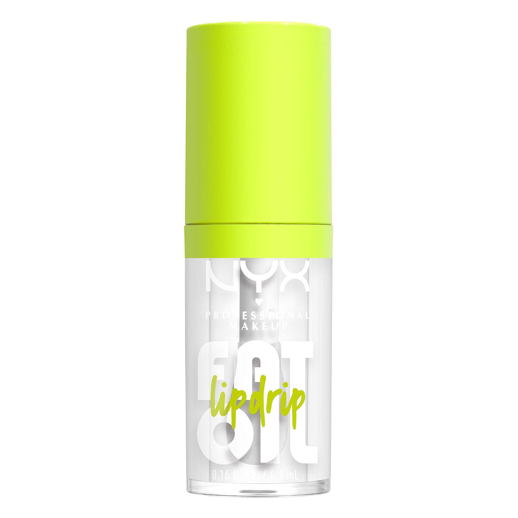 NYX Professional 12-Hour Hydrating Lip Gloss with Cloudberry & Raspberry Oils and Squalane, Non-Sticky High Shine, Fat Application, Vegan, Shade: My Main