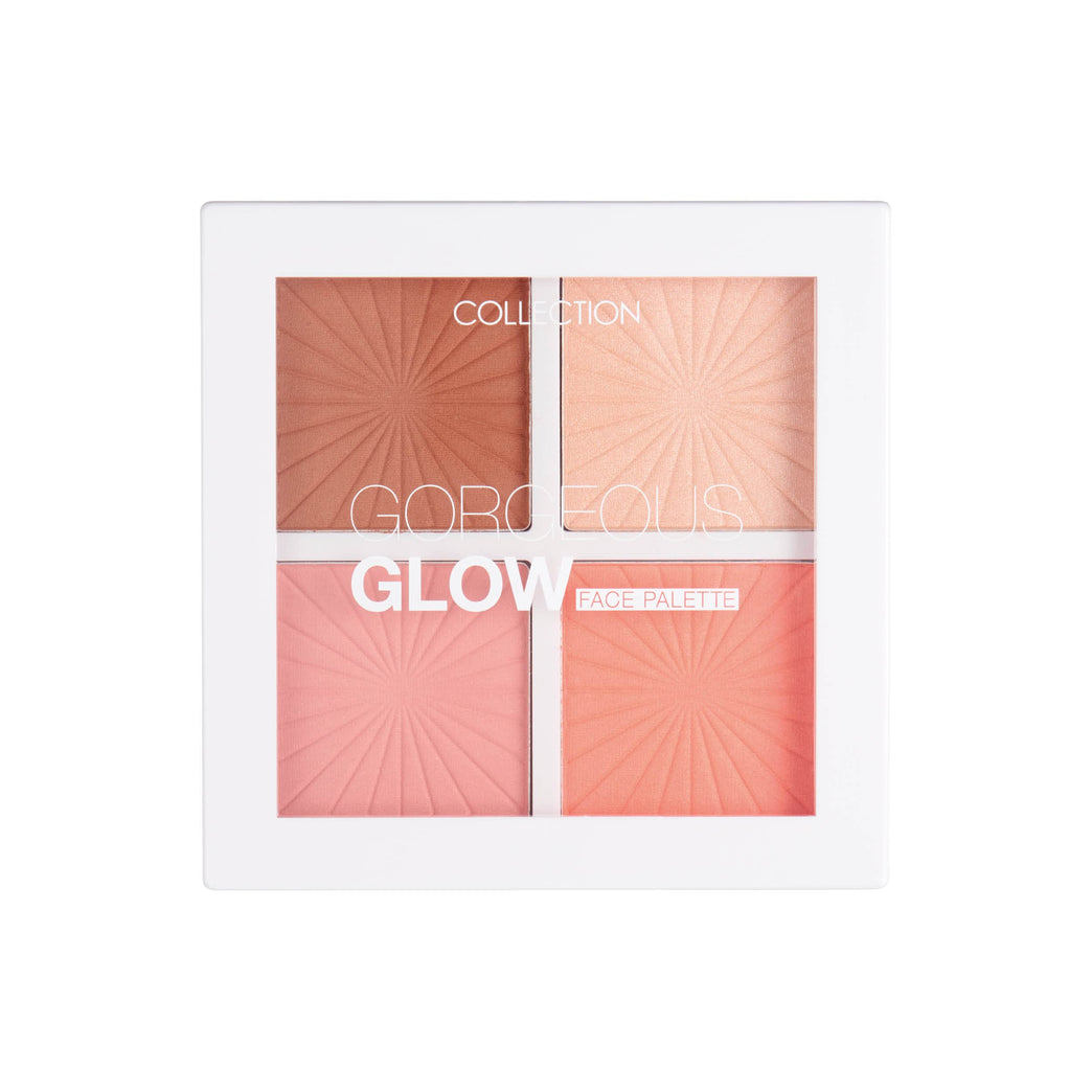 Glow Face Palette: Matte Bronzer, Blusher, and Highlighter Trio, 7.2 g