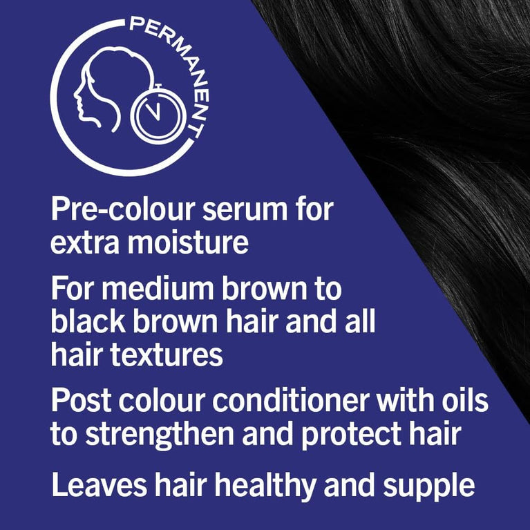 TWILIGHT BLACK MO1 Hair Dye with Keratin Plex for Strengthening and Moisturizing