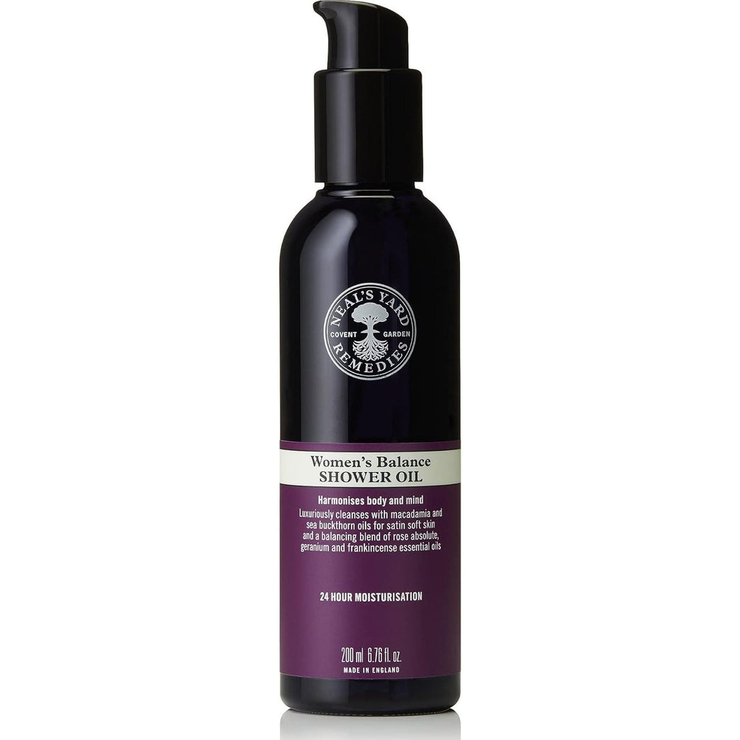 Women's Balance Shower Oil with Essential Oils - 200ml