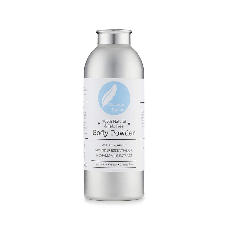 Corinne Taylor Talc Free Body Powder with Organic Essential Oils and Cruelty Free Certification