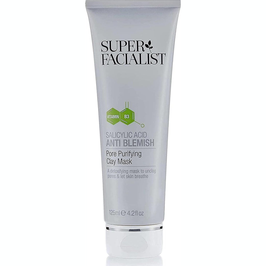 Salicylic Acid Anti Blemish Pore Purifying Clay Mask - Acne Treatment & Blackhead Remover