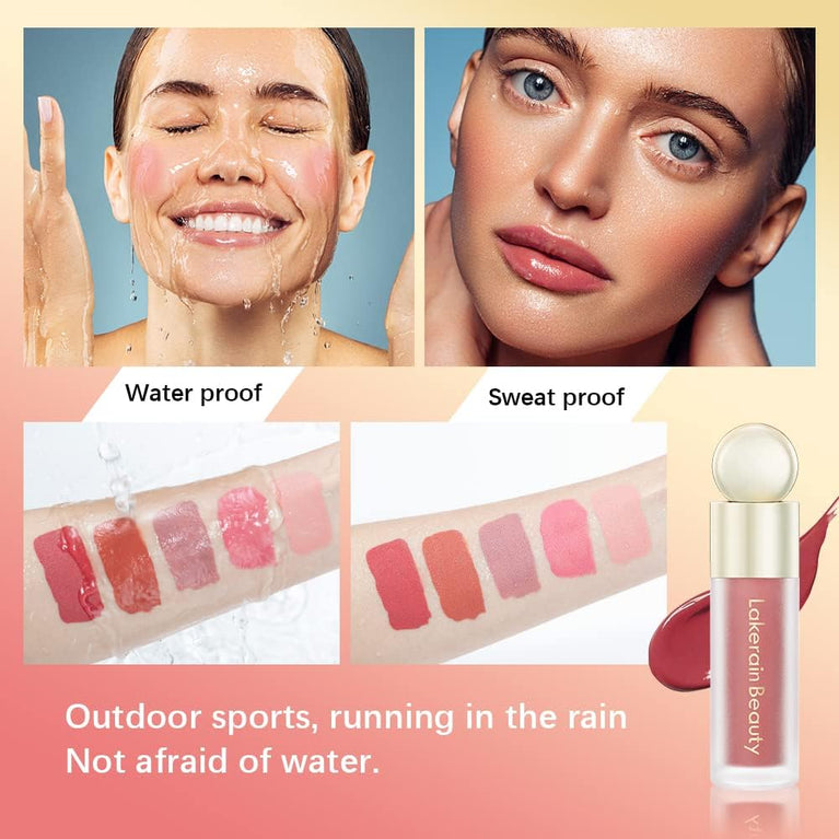 Silky Smooth Matte Finish Liquid Blush and Multi-use Tint in #01 Bliss by Duoffanny