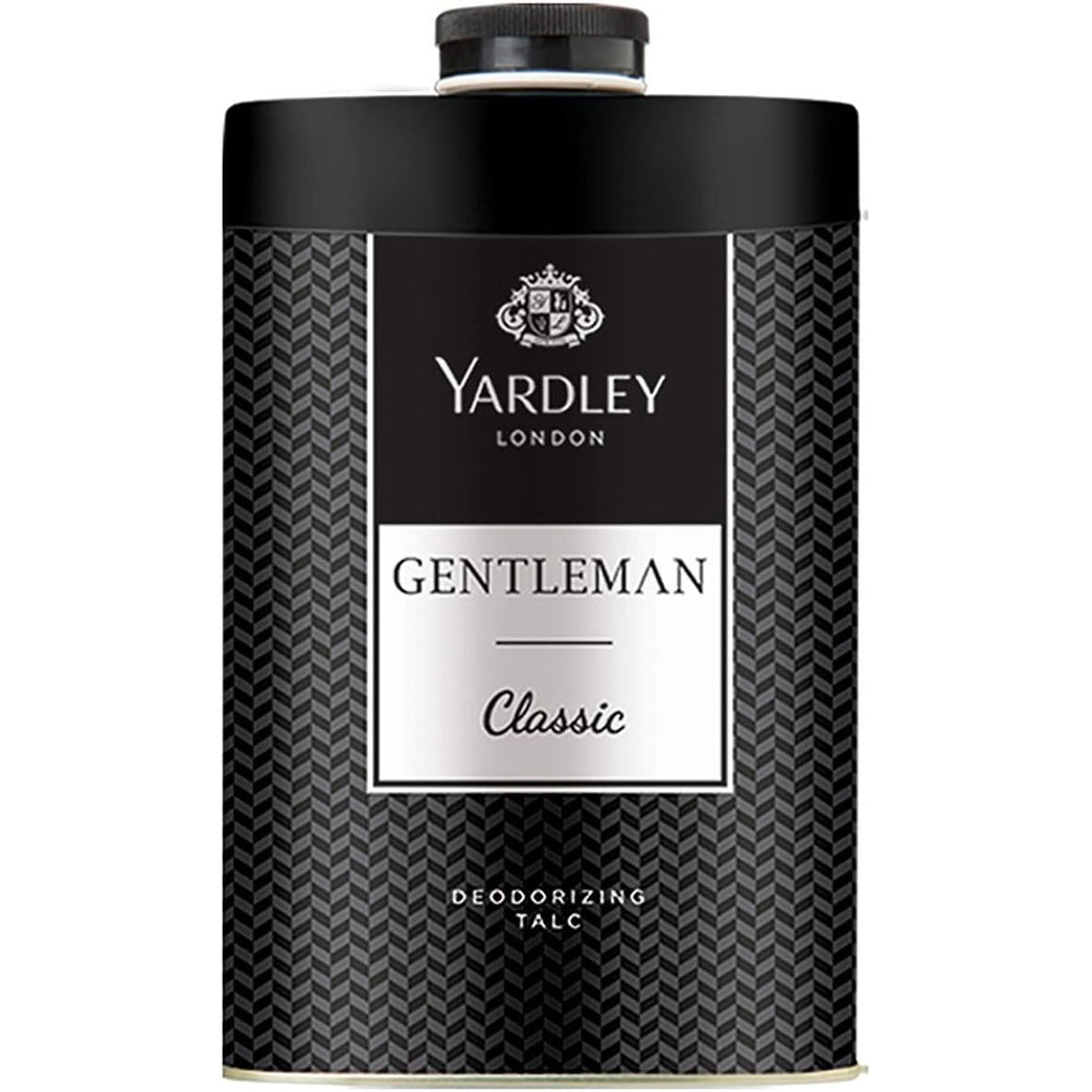 Yardley London Gentleman Classic Talcum Powder 250 g 8.8 oz, Masculine Fragrance