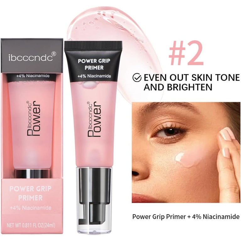 Mrettick Dual-Tone Ultra-Hydrating Primer with Hyaluronic Acid - A Gel Formulation for Long-Lasting, Smooth, and Moisturized Makeup Finish