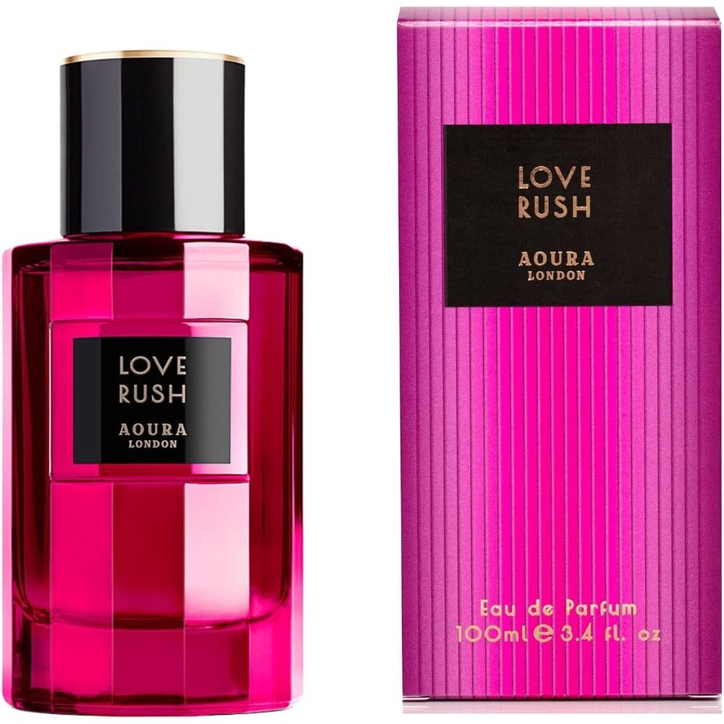 Aoura London Love Rush Eau De Parfum - Fruity and Vanilla Fragrance for Women 100ml