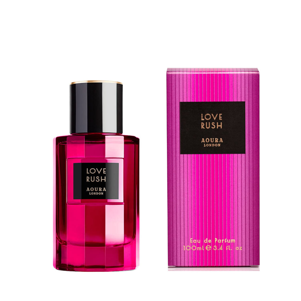 Aoura London Love Rush Eau De Parfum - Fruity and Vanilla Fragrance for Women 100ml