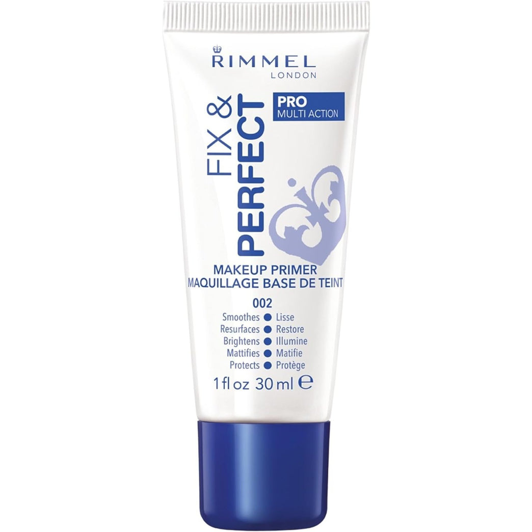 Rimmel Fix & Perfect Makeup Primer, 30ml - Achieve Flawless Makeup Base