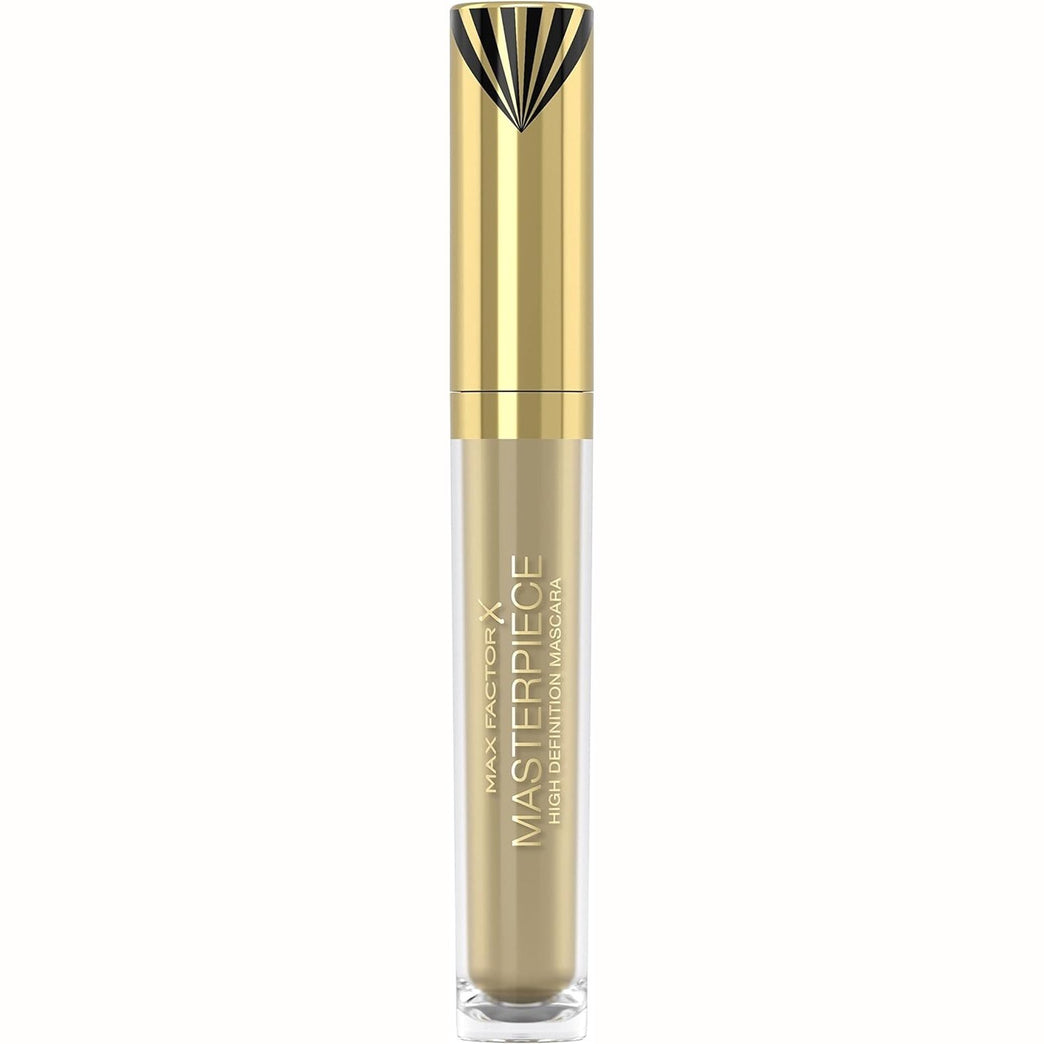 Max Factor Masterpiece High Definition 5X Volumizing Mascara in 01 Rich Black, Smudge Proof and Suitable for Sensitive Eyes, 4.5 ml
