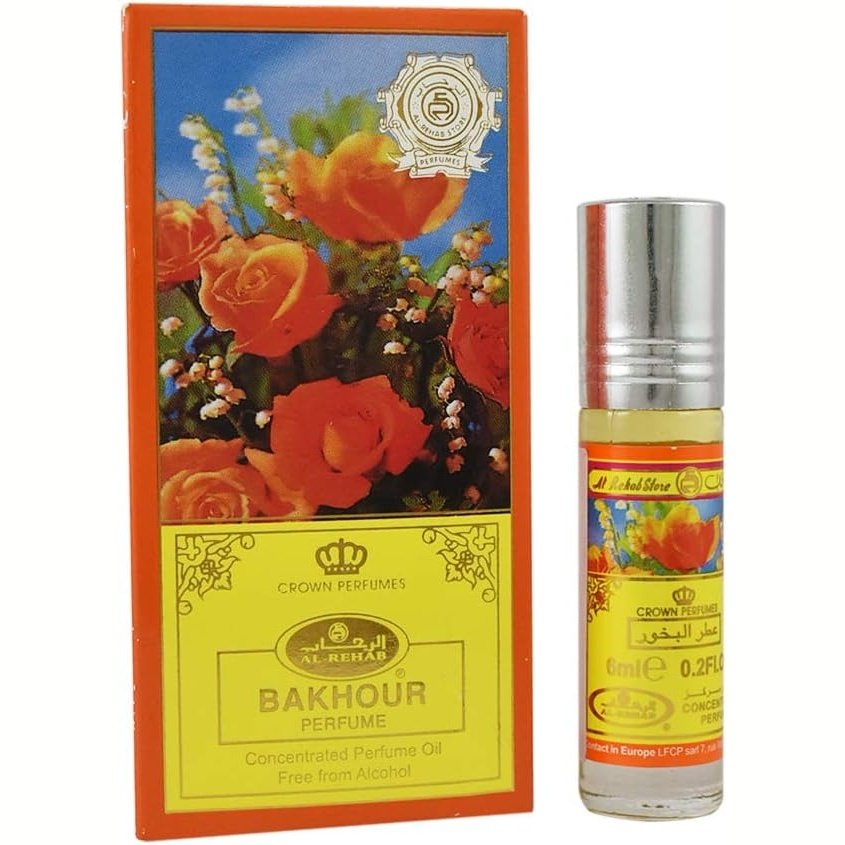 Bakhoor Perfume Oil - 6ml by Al Rehab: Enchanting Fragrance for Women