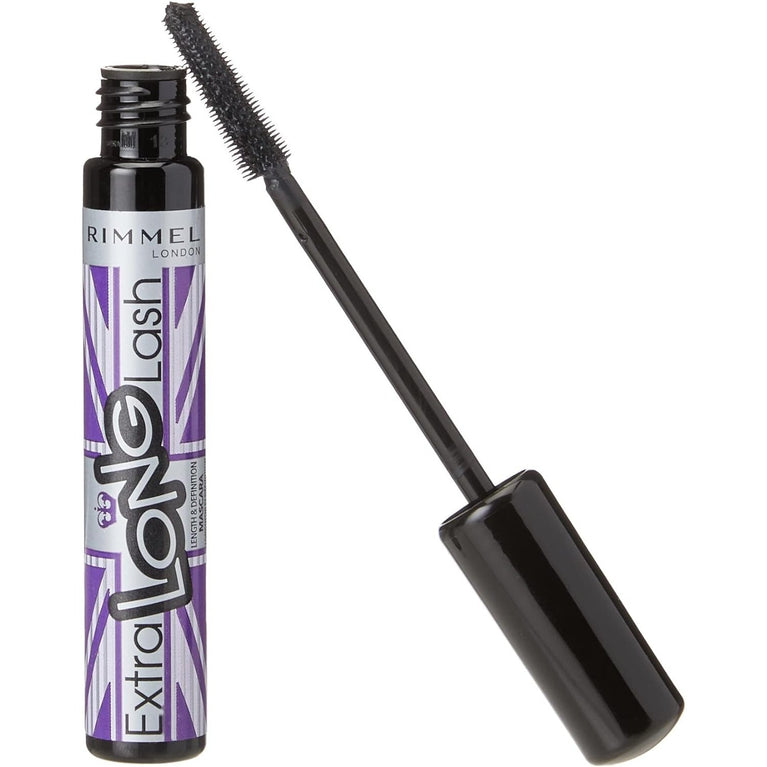 Rimmel Extreme Black Mascara for Extra Long and Defined Lashes, 8ml