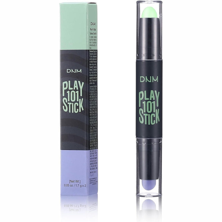 CCbeauty Precision Applicator Concealer Stick - Dual-Ended Green and Purple Full Coverage Foundation for Redness Neutralization and Instant Brightening