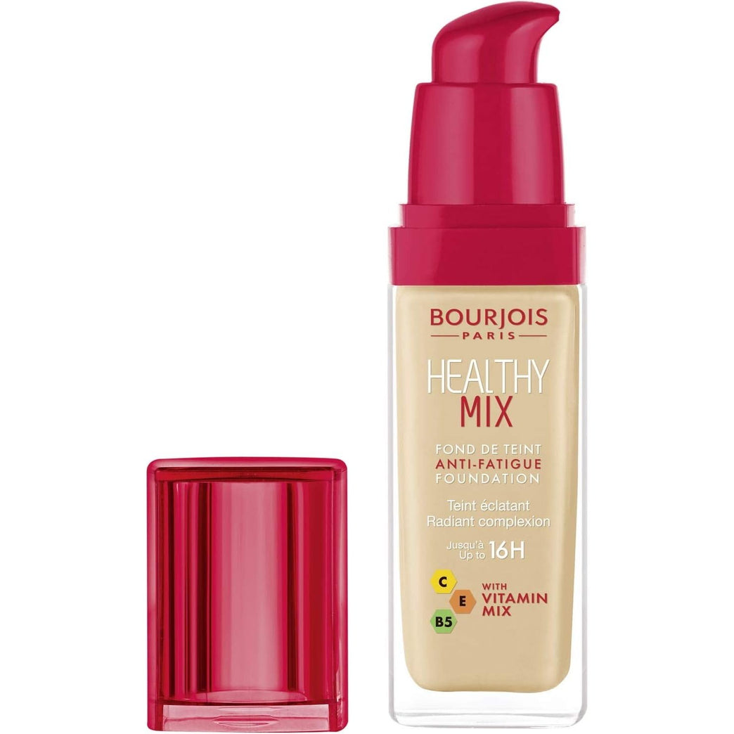 Bourjois Radiant Finish Anti-Aging Liquid Foundation with Hydrating Properties - 52 Vanilla, 30ml