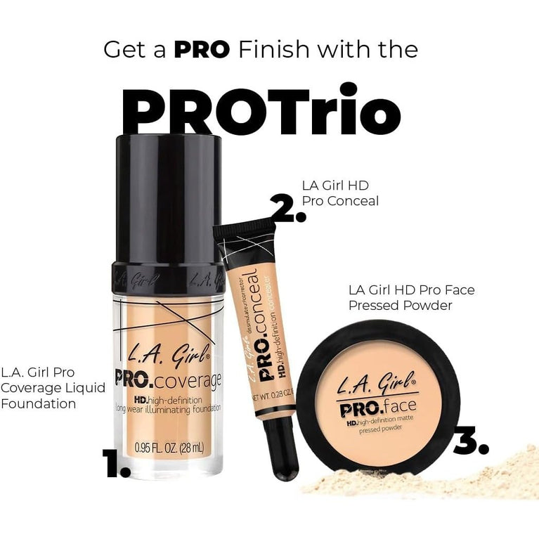 Professional HD Camouflage Concealer by L.A. Girl Cosmetics in Fawn with Vitamin C & E - 8g