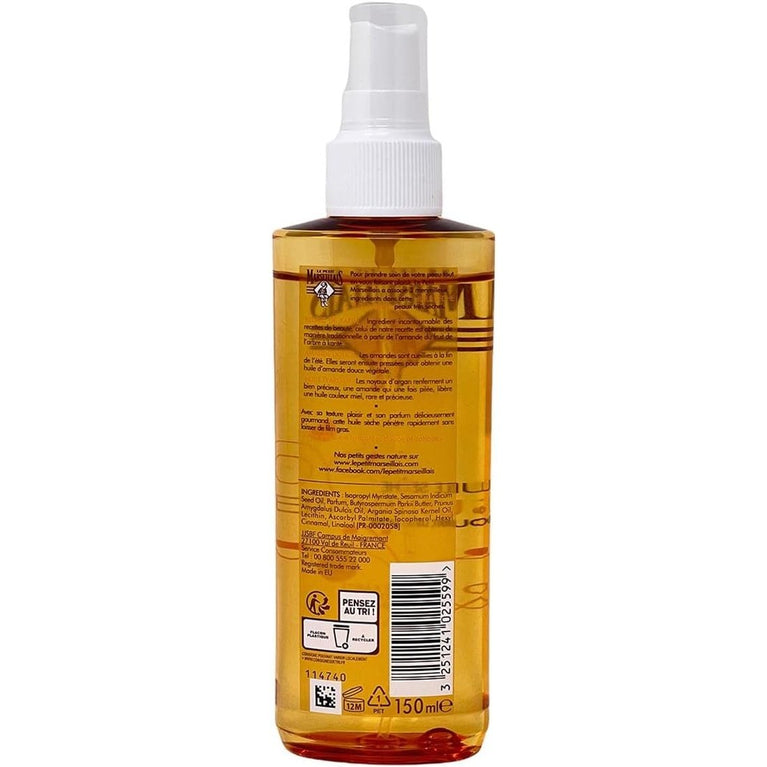 Le Petit Marseillais Sublimating Body Oil Spray Treatment for Very Dry Skin, 150ml