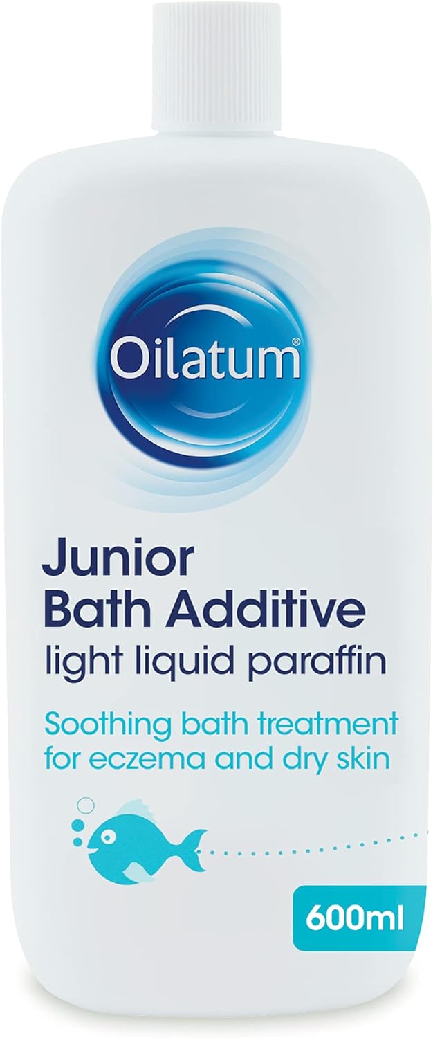 Oilatum Junior Emollient Bath Additive - Soothing Formula for Eczema and Dry Skin (600 ml)