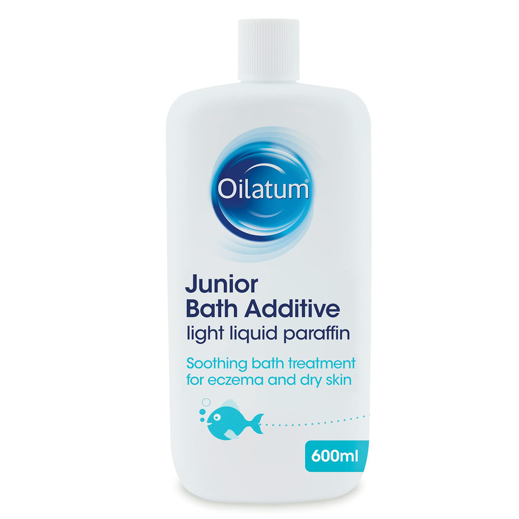 Oilatum Junior Emollient Bath Additive - Soothing Formula for Eczema and Dry Skin (600 ml)