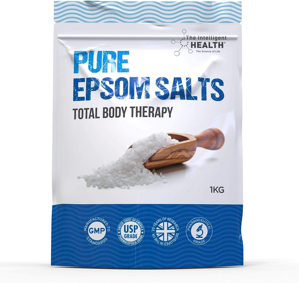 Pure Epsom Salts for Relaxation and Recovery | 100% Vegan and Cruelty-Free (1 kg)