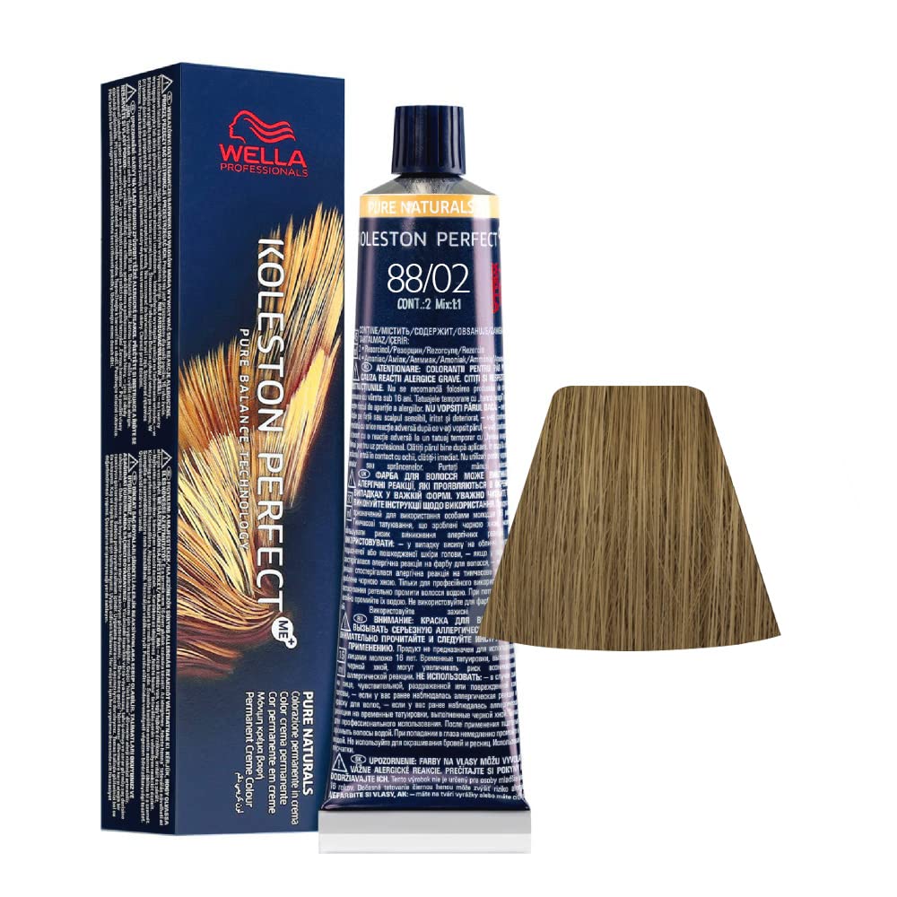 Wella Koleston Perfect Me+ Pure Naturals Intense Light Blonde Hair Colour Cream