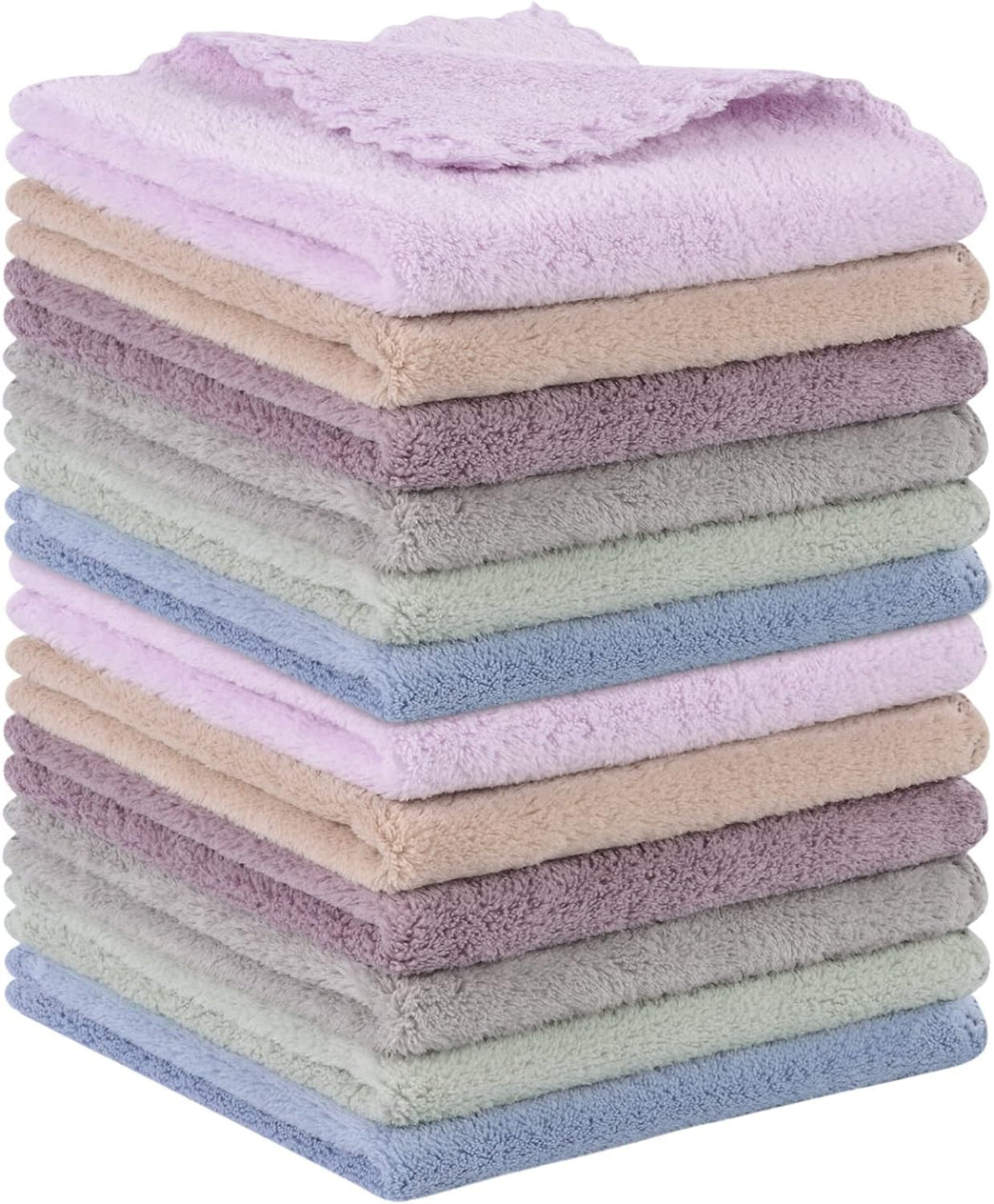 Ultra Soft Microfiber Face Cloth 9 Pack