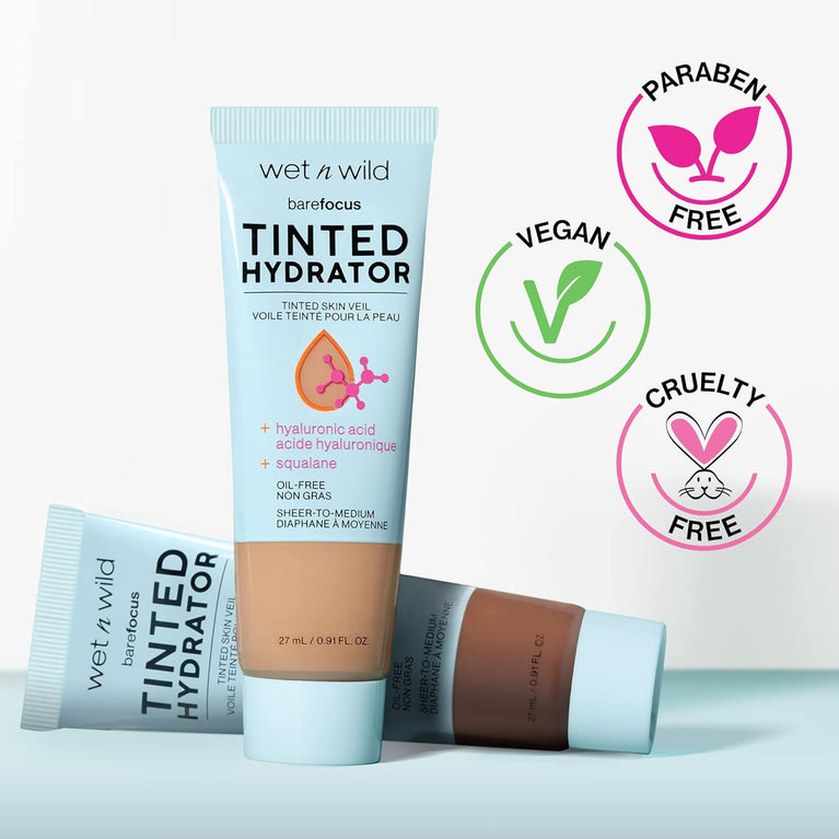Wet 'n' Wild Hydrating Tinted Moisturizer with Buildable Coverage and Semi-Matte Finish