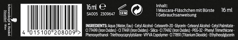 SYOSS Hair Mascara Hair Colour Brown Instant Grey Cover 16 ml