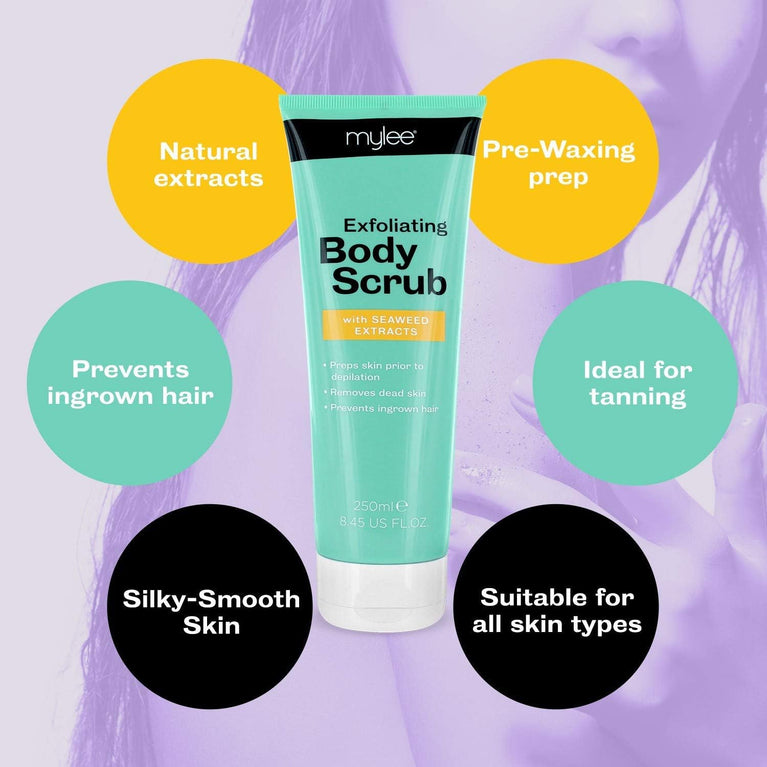 Mylee Exfoliating Body Scrub with Natural Seaweed Extracts and Tahitian Monoi