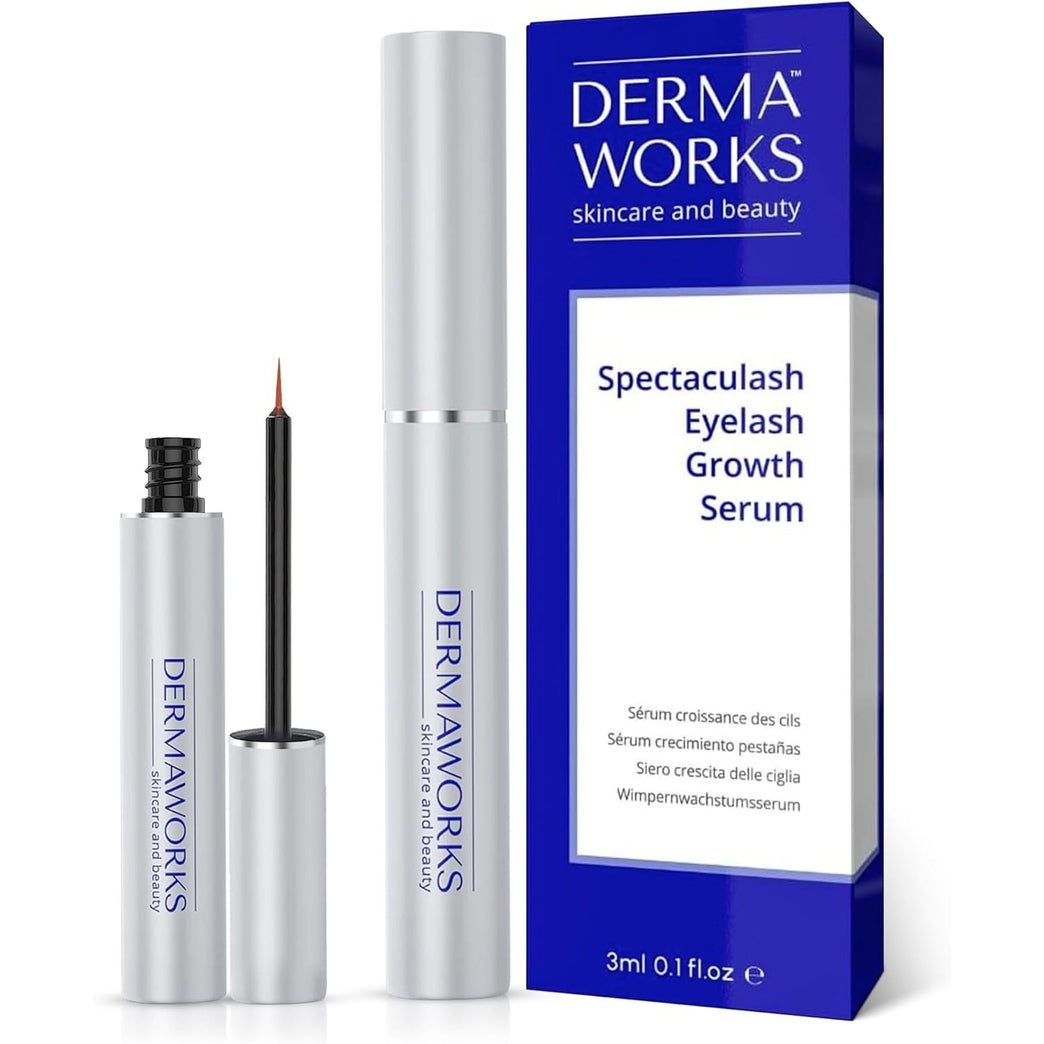 Vogue-Featured Spectaculash Rapid Eyelash Growth and Enhancing Serum - For Fuller, Longer, Thicker Lashes - Trusted UK Brand Dermaworks