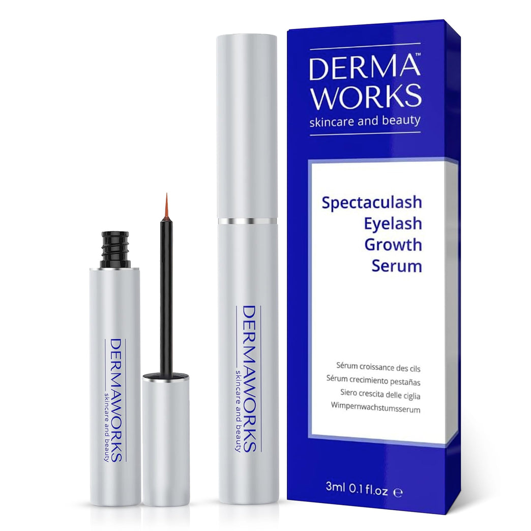 Vogue-Featured Spectaculash Rapid Eyelash Growth and Enhancing Serum - For Fuller, Longer, Thicker Lashes - Trusted UK Brand Dermaworks